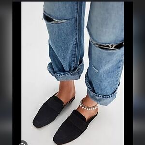 Free People Slide On Loafers